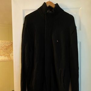 Men’s Tommy Hilfiger Black Sweater Jacket